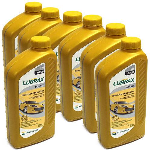 Litros Oleo Motor 5w3 Sn 100% Sintetico Lubrax Valora