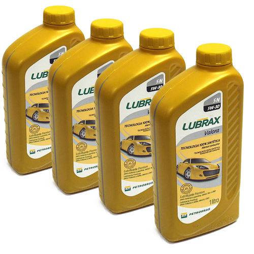 Litros Oleo Motor 5w3 Sn 100% Sintetico Lubrax Valora