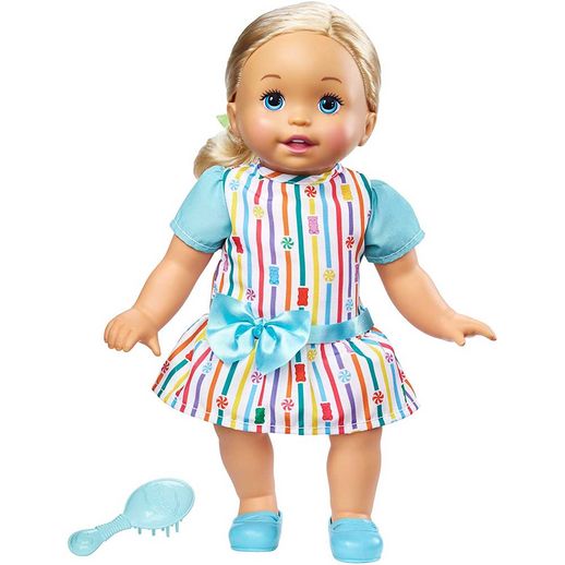 Little Mommy Doce Bebê Loira Vestido Colorido - Mattel