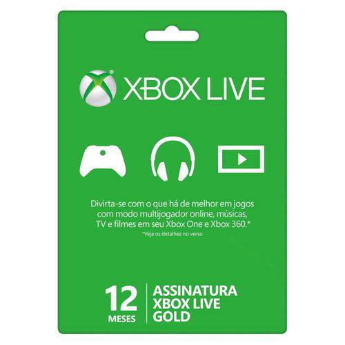 Live Gold 12 Meses Xbox