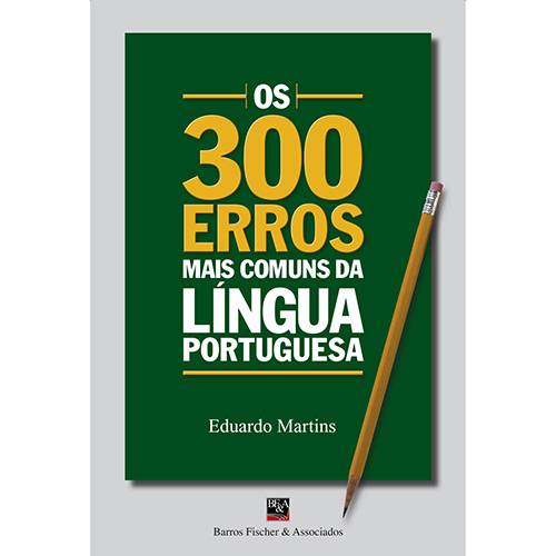 Livro - 300 Erros Mais Comuns da Língua Portuguesa, os