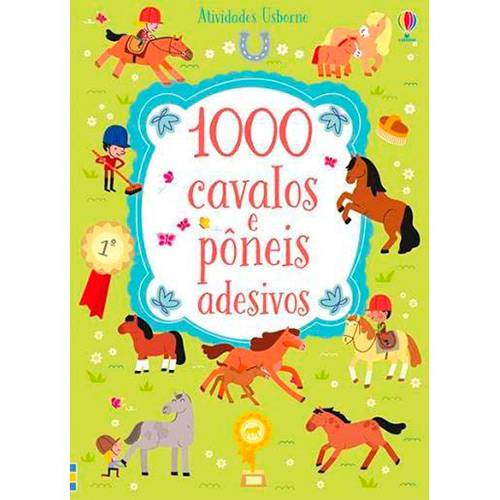 Livro - 1000 Cavalos e Pôneis - Adesivos