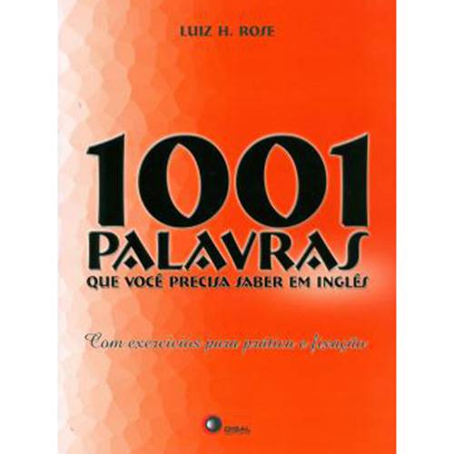 Livro - 1001 Palavras que Você Precisa Saber em Inglês