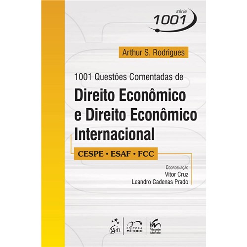 Livro - 1001 Questões de Direito Econômico e Direito Econômico Internacional - CESPE, ESAF, FCC