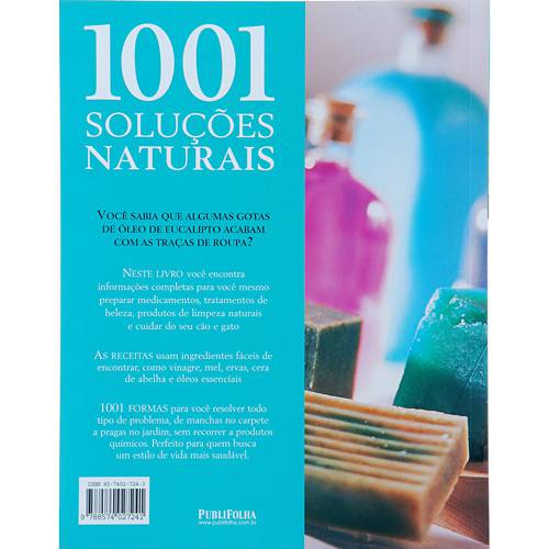 Livro - 1001 Soluções Naturais