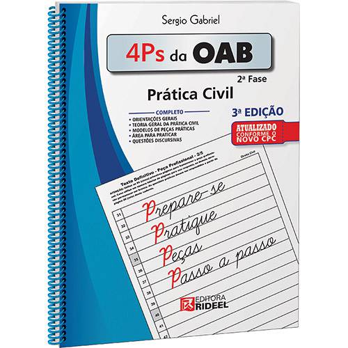 Livro - 4 Ps da OAB 2ª Fase: Prática Civil