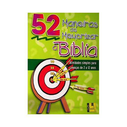 Livro - 52 Maneiras de Memorizar a Bíblia