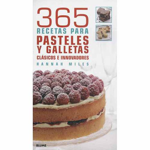 Livro - 365 Recetas para Pasteles Y Galletas - Clásicos e Innovadores