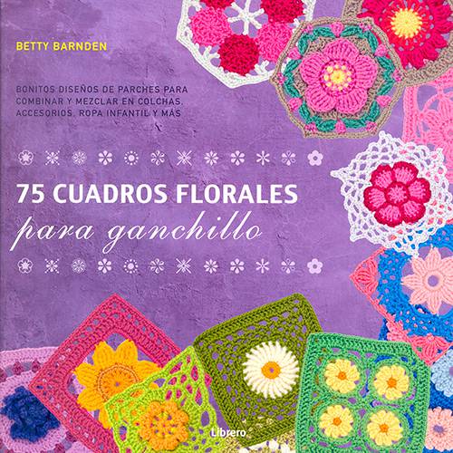 Livro - 75 Cuadros Florales para Ganchillo