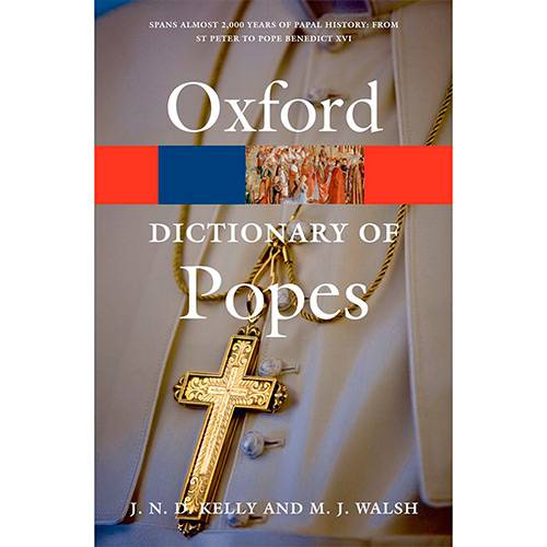 Livro - a Dictionary Of Popes