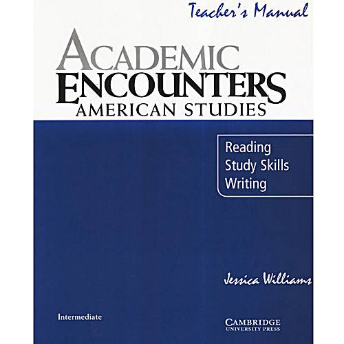 Livro : Academic Encounters - American Studies Teacher's Manual