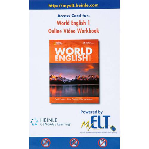 Livro - Access Card For: World English 1: Online Video Workbook - Online Video Workbook