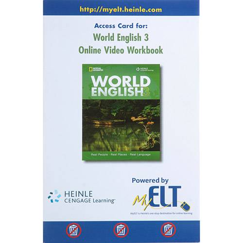 Livro - Access Card For: World English 3 - Online Video Workbook