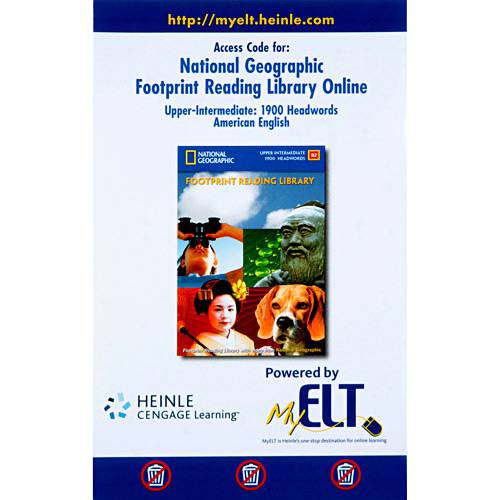 Livro - Acess Code For - National Geographic Footprint Reading Library Online