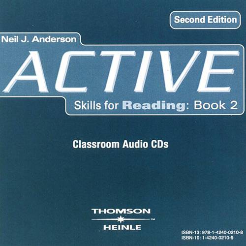 Livro - Active Skills For Reading: Book 2 - Classroom Audio Cd