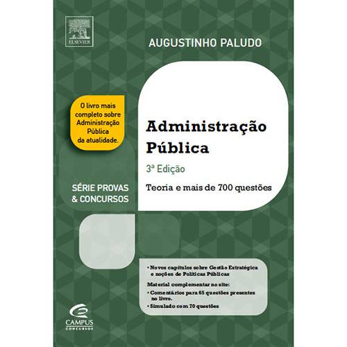 Livro - Administração Pública: Teoria e Mais de 700 Questões