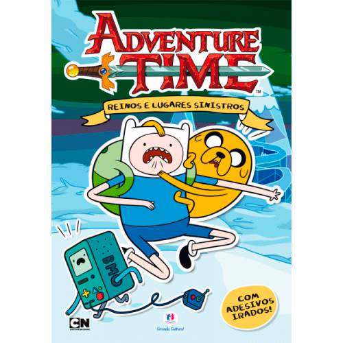 Livro - Adventure Time: Reinos e Lugares Sinistros (Livro de Adesivos Hora de Aventuras)