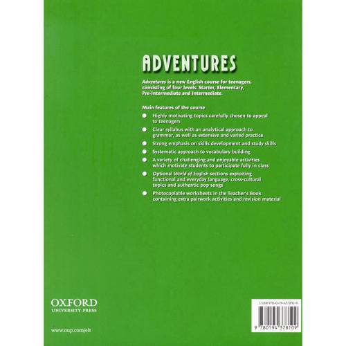Livro - Adventures: Elementary Workbook
