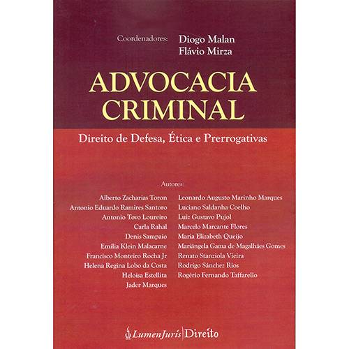 Livro - Advocacia Criminal