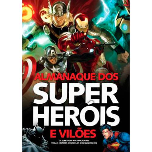 Livro - Almanaque dos Super Heróis e Vilões