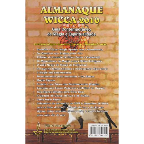 Livro - Almanaque Wicca 2010 - Guia de Magia e Espiritualidade