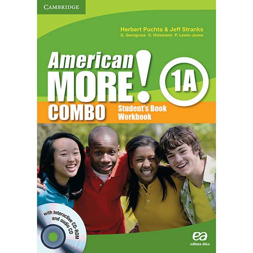 Livro - American More! : Combo 1A - Student's Book, Workbook