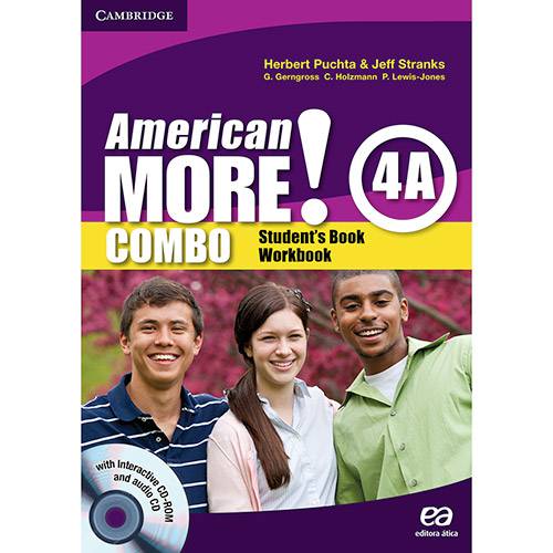Livro - American More! : Combo 4A - Student's Book, Workbook