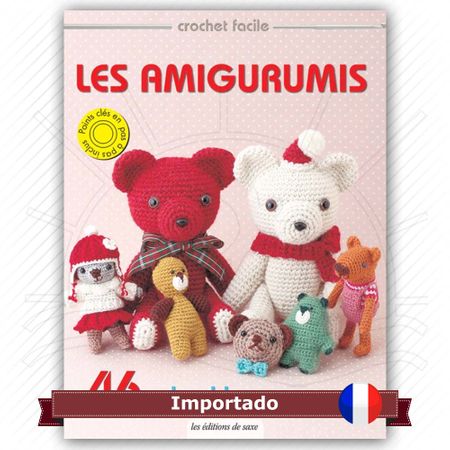 Livro Amigurumis 46 Ursos Adoráveis