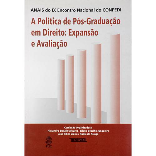 Livro - Anais do IX Encontro Nacional do CONPEDI - a Política de Pós-Graduação em Direito - Expansão e Avaliação