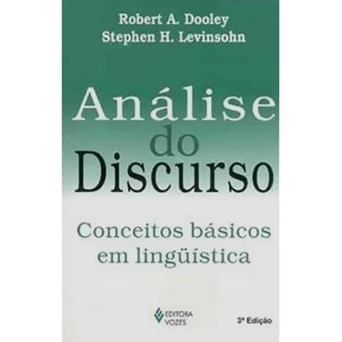 Livro - Análise do Discurso - Conceitos Básicos em Linguística