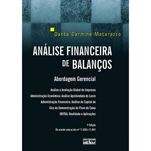 Livro - Análise Financeira de Balanços: Abordagem Básica e Gerencial (Livro-Texto)