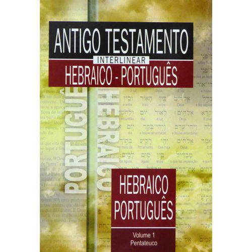 Livro Antigo Testamento Interlinear Hebraico - Português