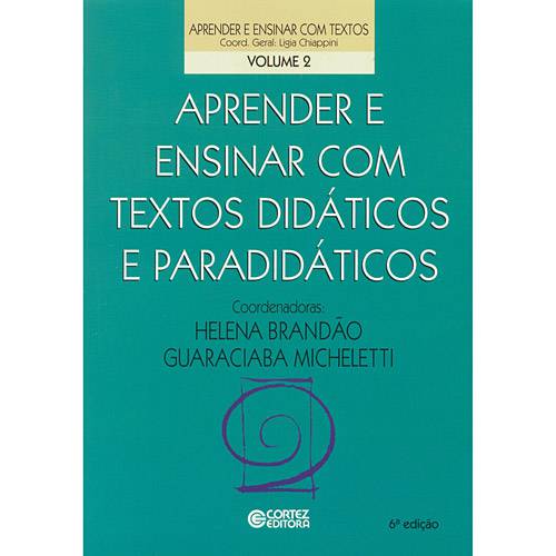 Livro - Aprender e Ensinar com Textos Didáticos e Paradidáticos - Vol. 2