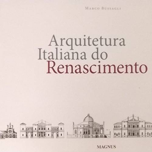 Livro - Arquitetura Italiana do Renascimento