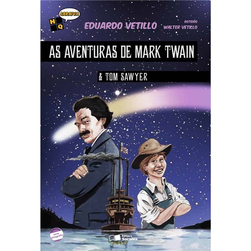 Livro - as Aventuras de Mark Twain e Tom Sawyer
