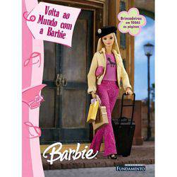 Livro - Barbie - Volta ao Mundo com a Barbie - Livro de Atividades