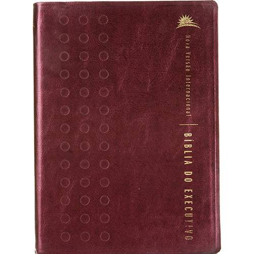 Livro - Bíblia do Executivo - NVI - Edição de Luxo - Vinho
