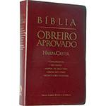 Livro - Bíblia Obreiro Aprovado: Harpa Cristã Luxo (Vinho)