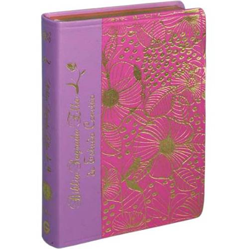 Livro - Bíblia RC de Estudo Conciso Luxo Duotone Rosa