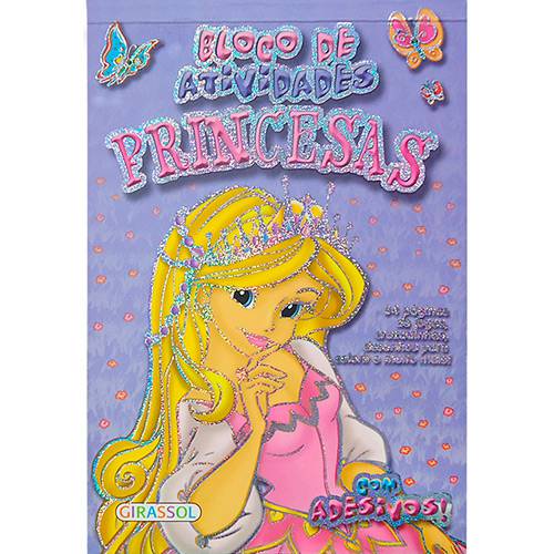 Livro - Bloco de Atividades: Princesas (Lilás)