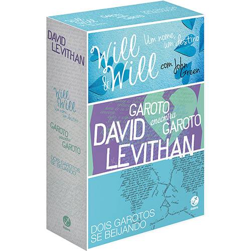 Livro - Box David Levithan: Will & Will: um Nome, um Destino; Garoto Encontra Garoto; Dois Garotos se Beijando (3 Livros)