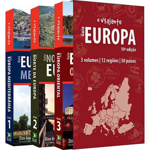 Livro - Box o Viajante Guia Europa (3 Volumes)