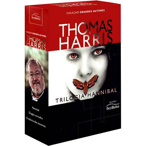 Livro - Box Thomas Harris: Trilogia Hannibal - Hannibal, Dragão Vermelho e o Silêncio dos Inocentes - Coleção Grandes Autores - Edição Econômica