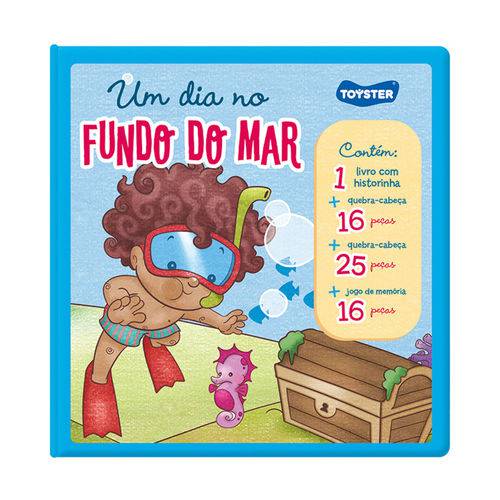 Livro Brinquedo - um Dia no Fundo do Mar - Toyster
