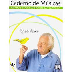 Livro - Caderno de Músicas: Vamos Tirar o Brasil da Gaveta