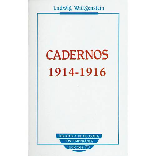 Livro - Cadernos 1914-1916