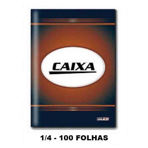 Livro Caixa 1/4 com 100 Folhas Sao Domingos