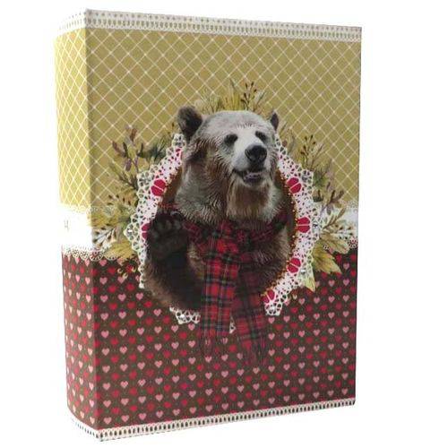Livro Caixa Pet Pop Urso Exclusivo 30x20x7cm - Trevisan Concept