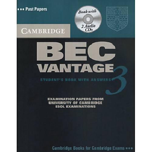 Livro - Cambridge Bec Vantage 3 With Answers