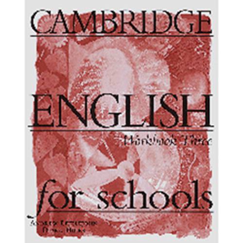 Livro - Cambridge English For Schools 3 Workbook